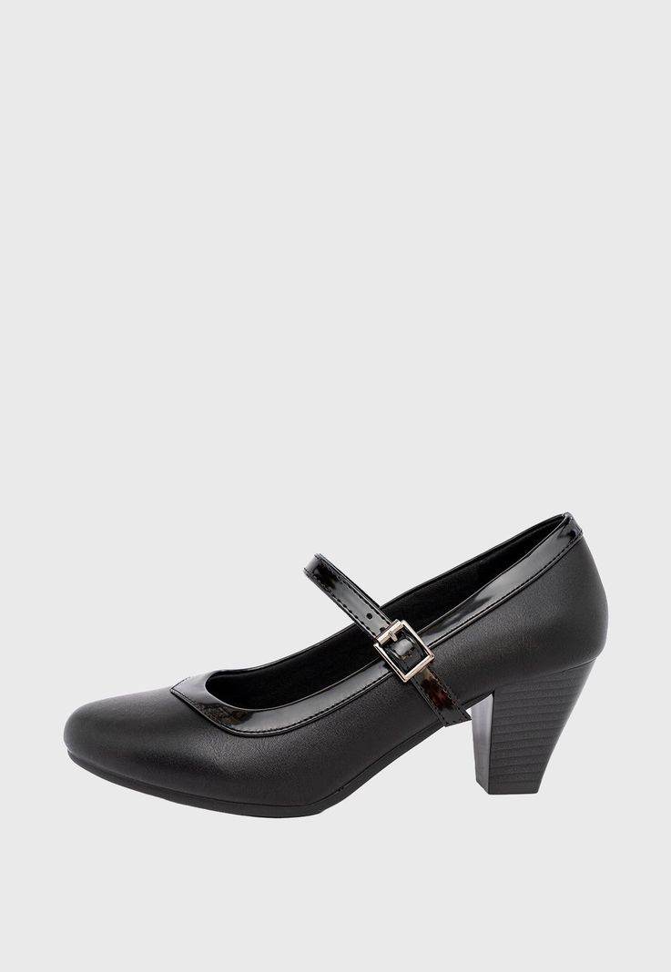 Zapato Cueca Formal Tina Negro Alquimia-1