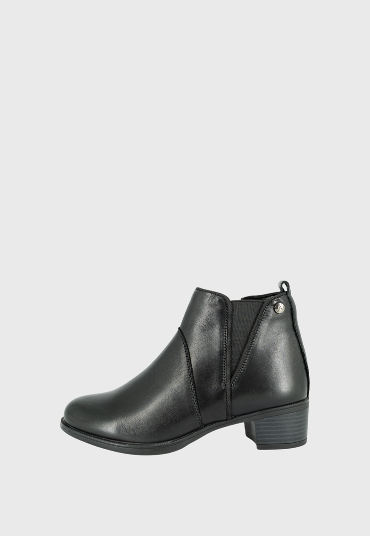 Botin de Cuero Lady Negro Alquimia-1
