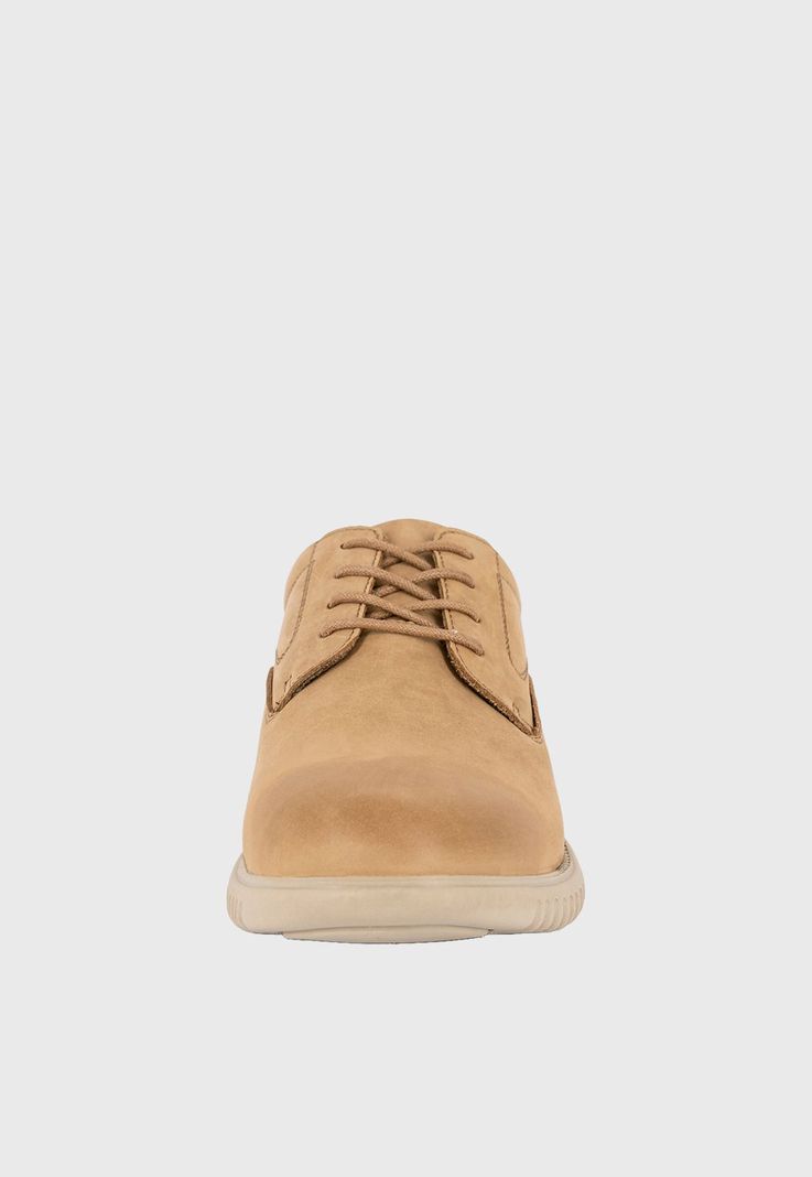 Zapato de Cuero Casual Pikes Khaki London Adixt-2