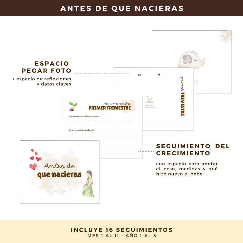 Álbum de Fotos y Recuerdos para Bebés - Mis Primeros Recuerdos Niño-3