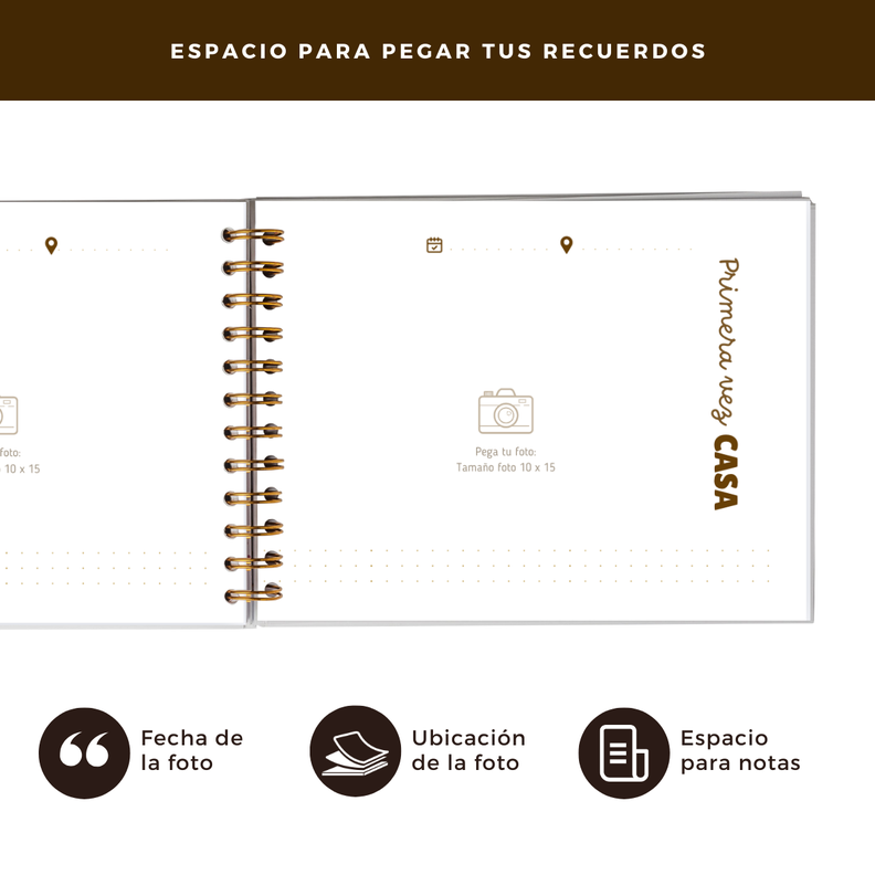 Álbum de Fotos y Recuerdos para Bebés - Mis Primeros Recuerdos Niño-5