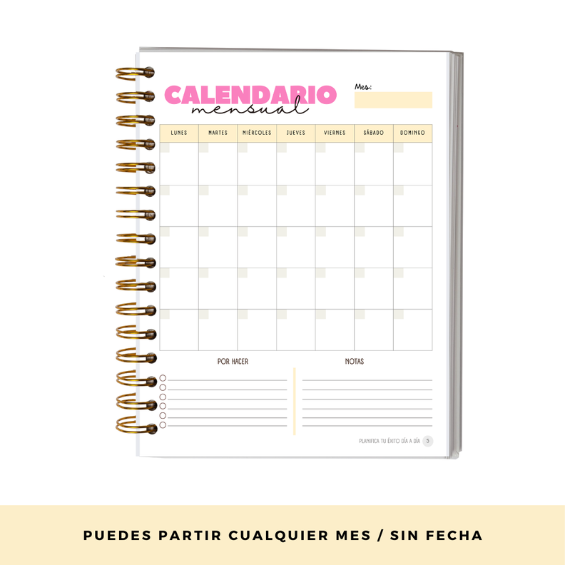Planifica Tu Día - Planner Diario 3 Meses Sin Fecha-2