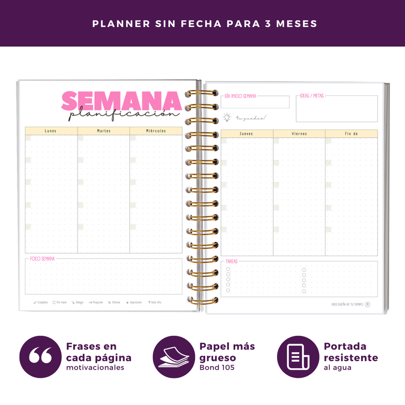Planifica Tu Día - Planner Diario 3 Meses Sin Fecha-3