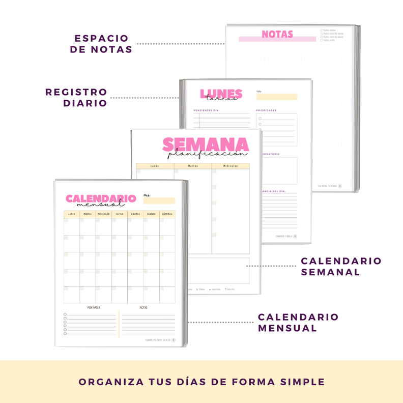 Planifica Tu Día - Planner Diario 3 Meses Sin Fecha-4