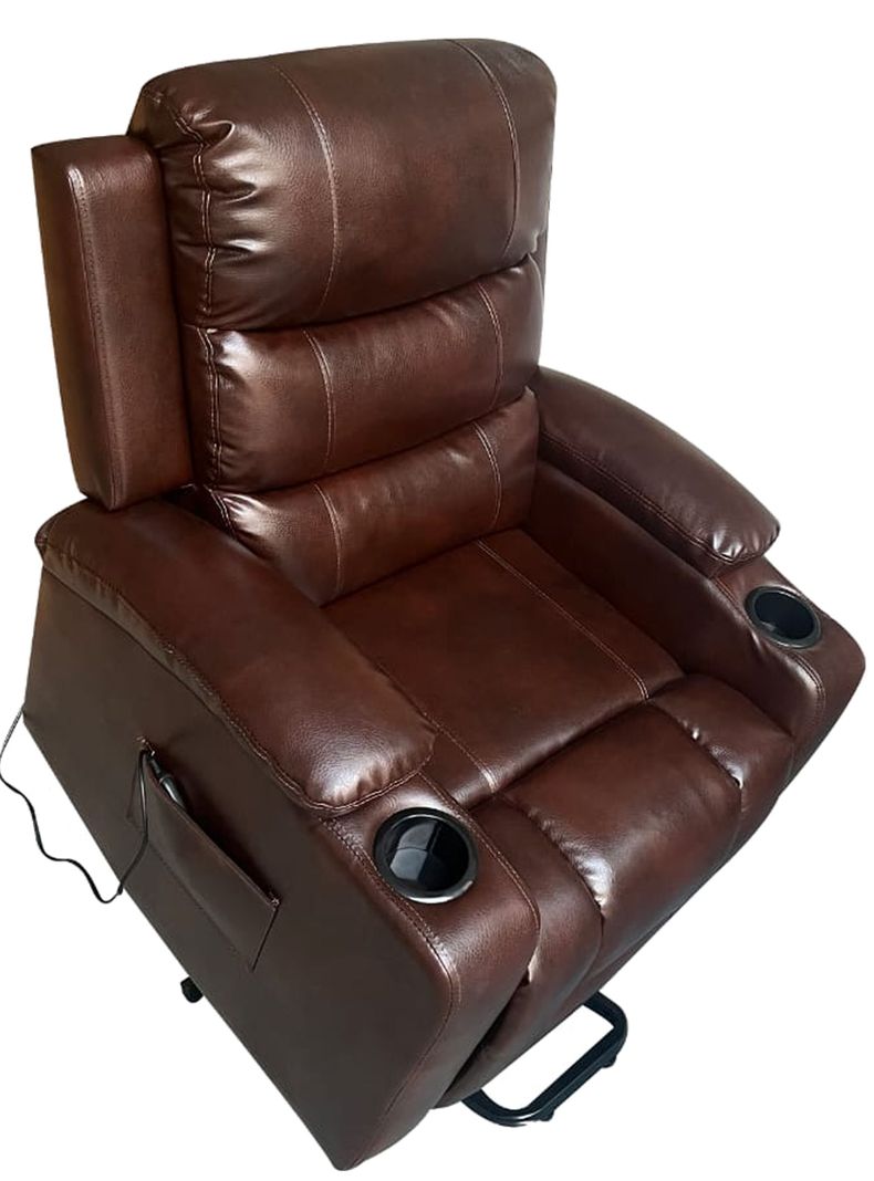 BERGERE BIG BOSS MASAJE Y ELEVACION RECLINABLE ELECTRICO CHOCOLATE-0