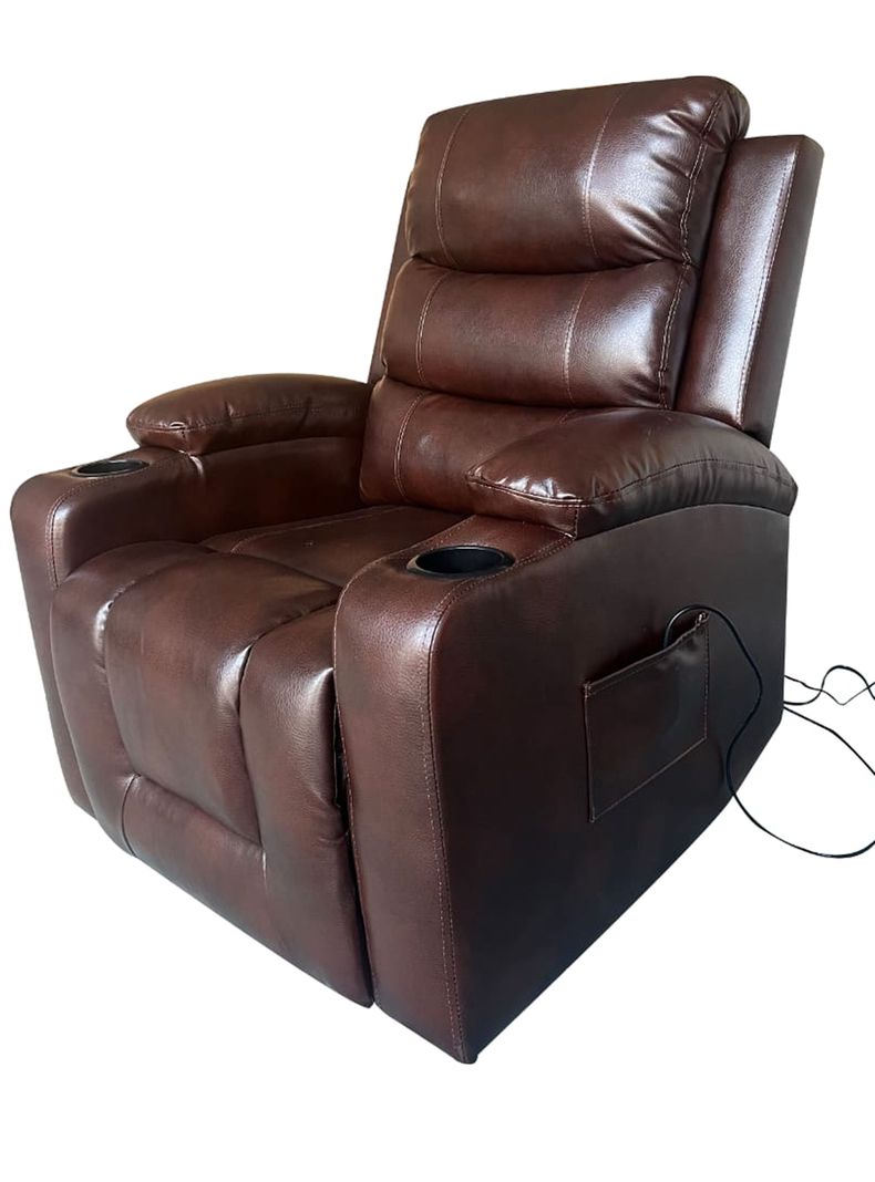 BERGERE BIG BOSS MASAJE Y ELEVACION RECLINABLE ELECTRICO CHOCOLATE-1