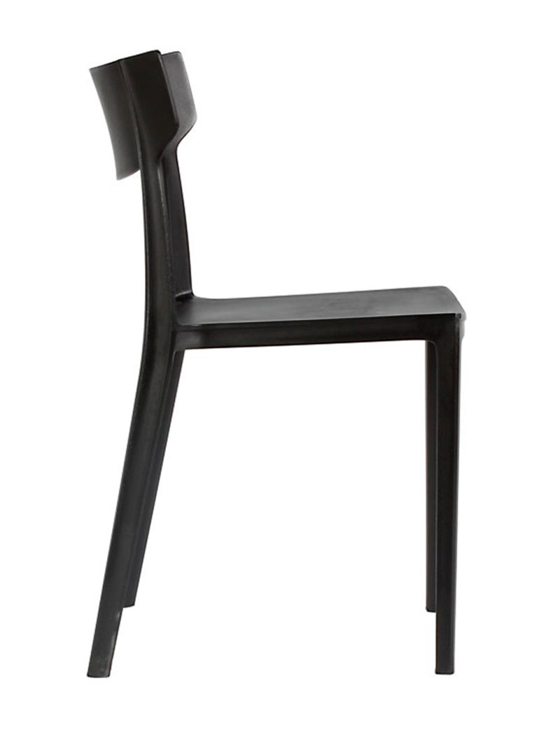Silla terraza monoblock RIO negro-2