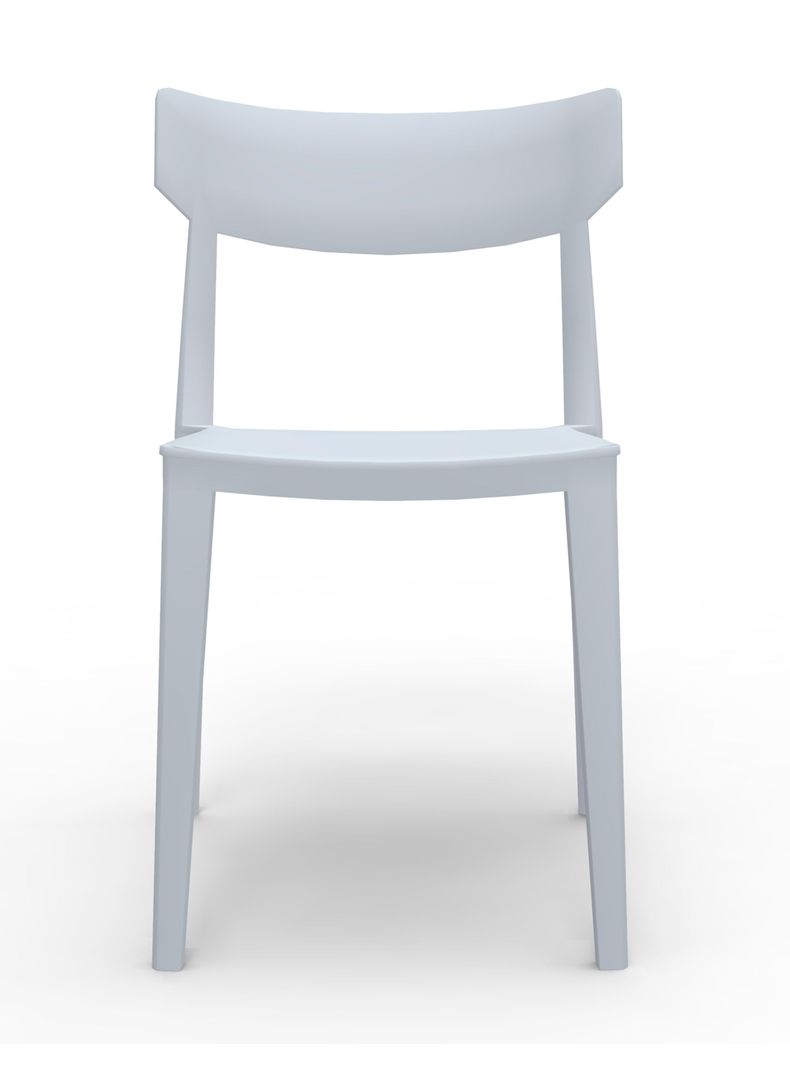 Silla terraza monoblock RIO gris perla-1
