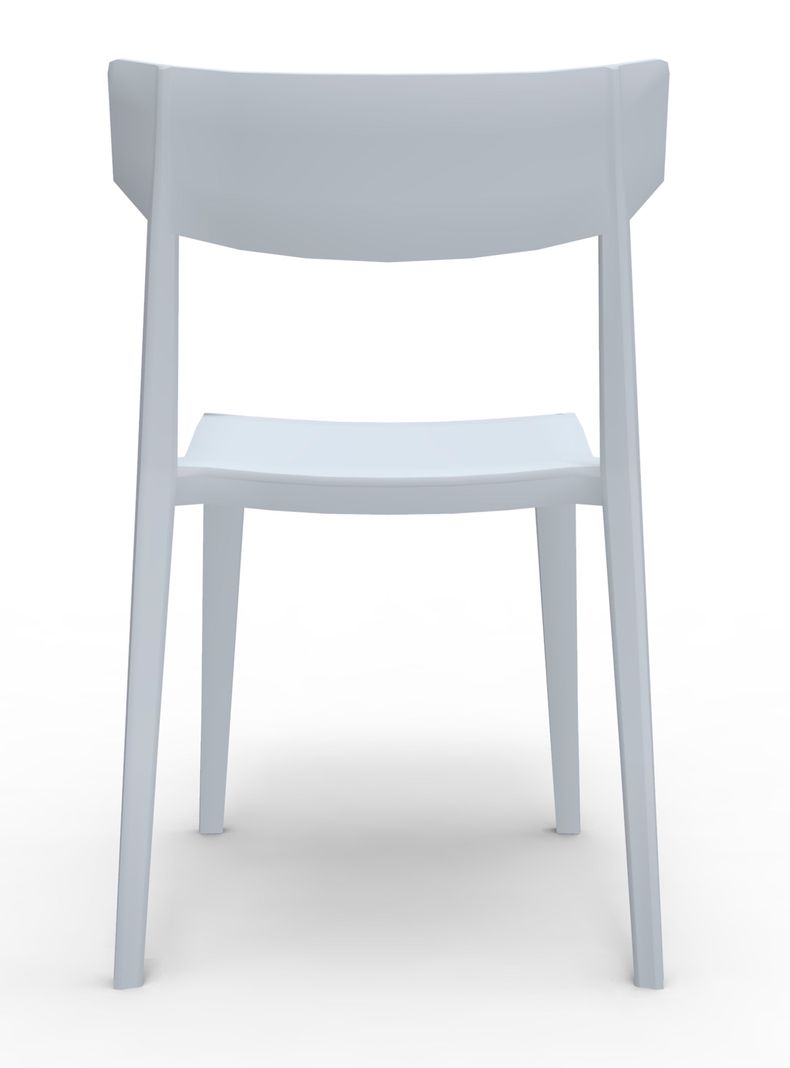 Silla terraza monoblock RIO gris perla-4