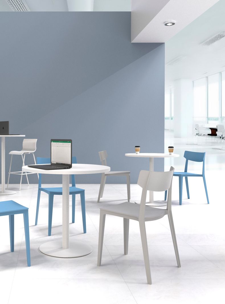 Silla terraza monoblock RIO gris perla-5