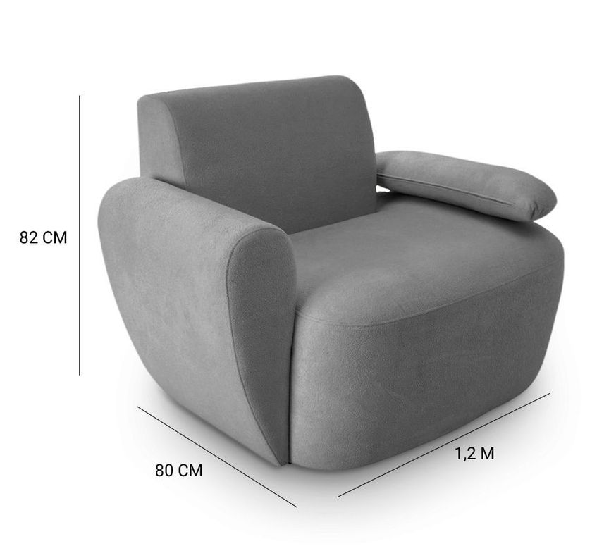 Poltrona Vieira Gris-3