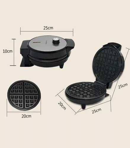 Wafleras Reposteria Wafflera Maquina Para Hacer Waffles-2