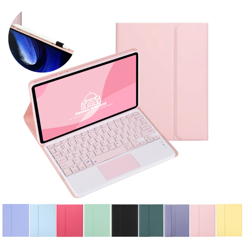 Funda Teclado TouchPad Honor Tab V8Pro/V9Pro/V10 Rosado
