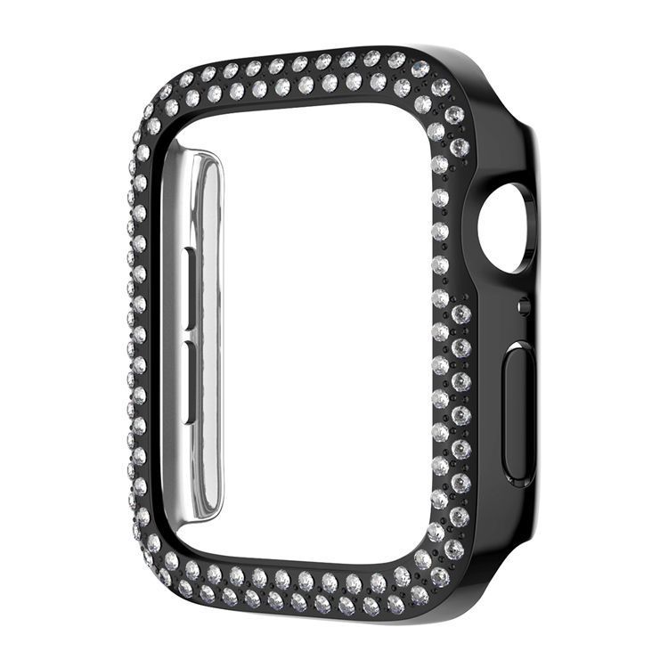 Protector De Apple Watch 46MM Bumper Con Diamantes Negro