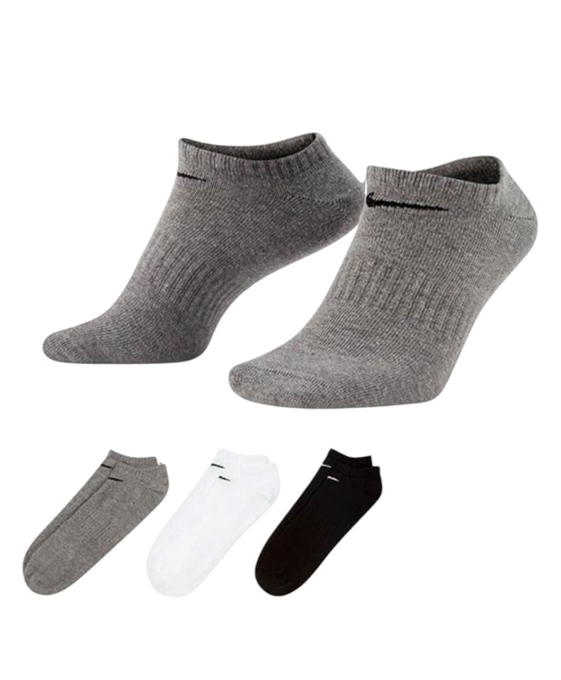 Calcetines x3 Tobilleros Nike Everyday Cushioned Training Multicolor-0