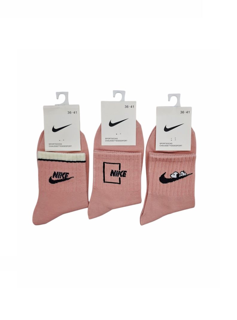 Calcetines Pack x3 Nike Snoopy Color Rosado-2