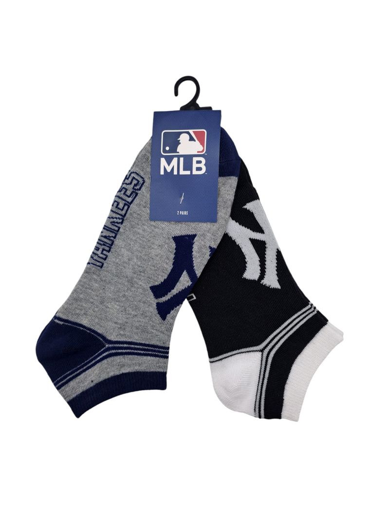 Calcetines Cortos Pack x2 MLB New York Yankees.-0