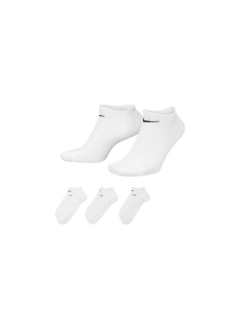 Calcetines x3 Tobilleros Nike Everyday Cushioned Training Blanco-0