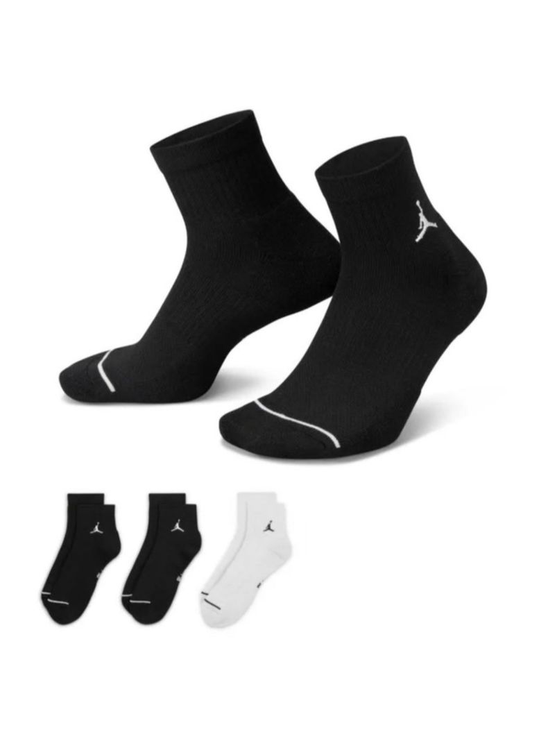 Calcetines Pack x3 Jordan Everyday Dri-Fit Color Negro y Blanco-0