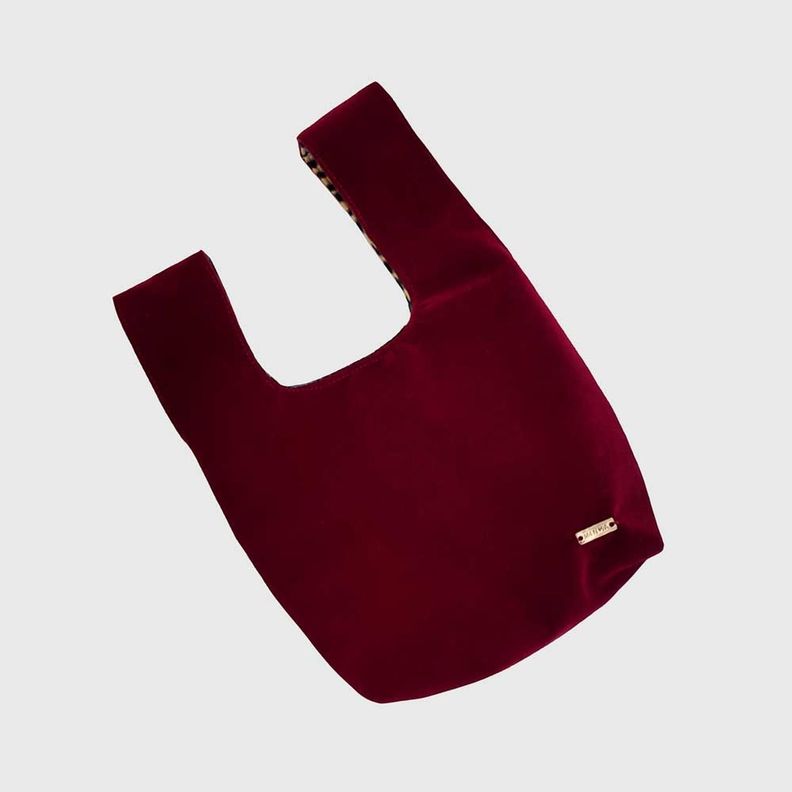 Mini Bolso Zebra Burdeo-1