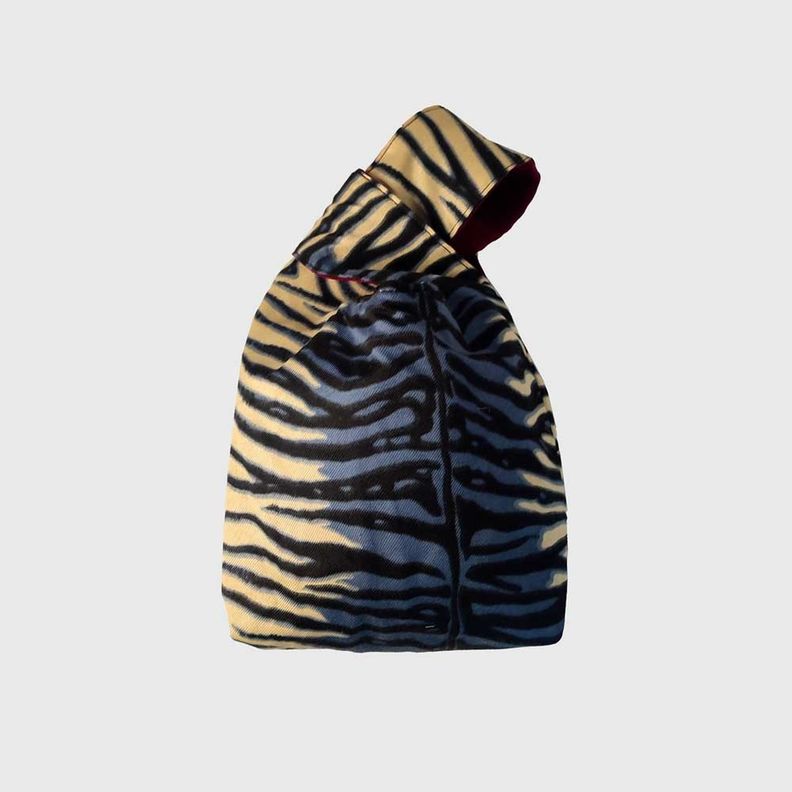 Mini Bolso Zebra Burdeo-3