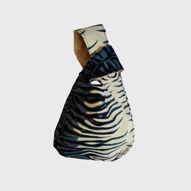 Mini Bolso Zebra Beige-2