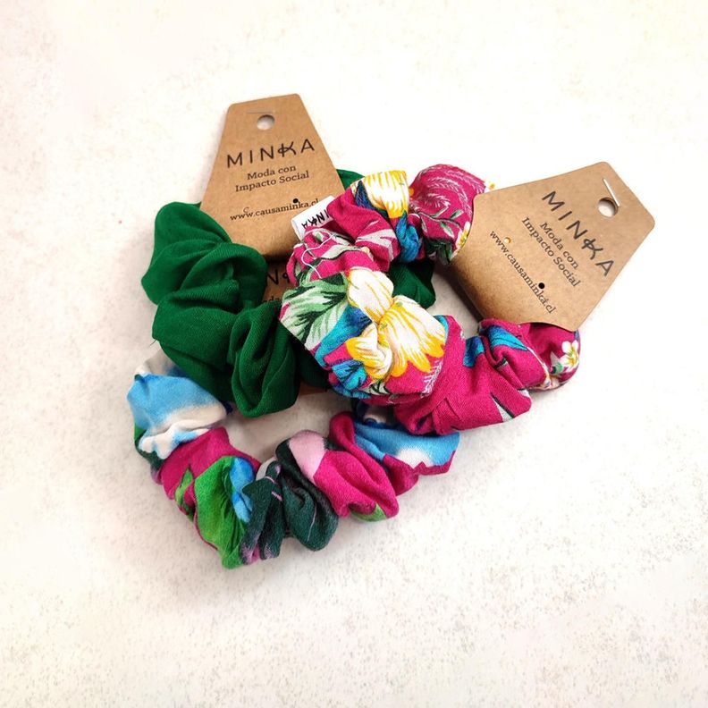 Pack Scrunchies Hibisco-1