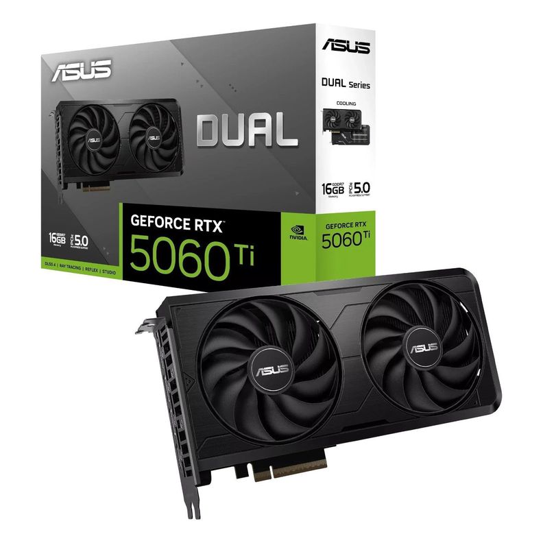 Tarjeta De Video - Asus Dual - Nvidia Rtx 5060 Evo Oc - 8 Gb