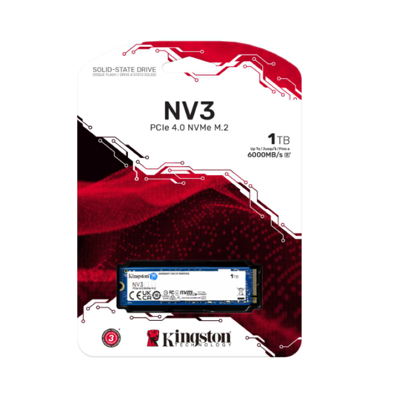 SSDM.2(2280)-1TB-KingstonNV3-NVMePCIe4.0(SNV3S/1000G)