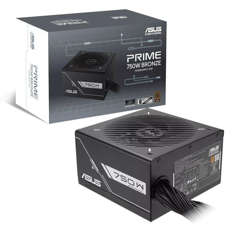 Fuente De Poder - Certificada - Asus Prime-750b - 80 Bronze