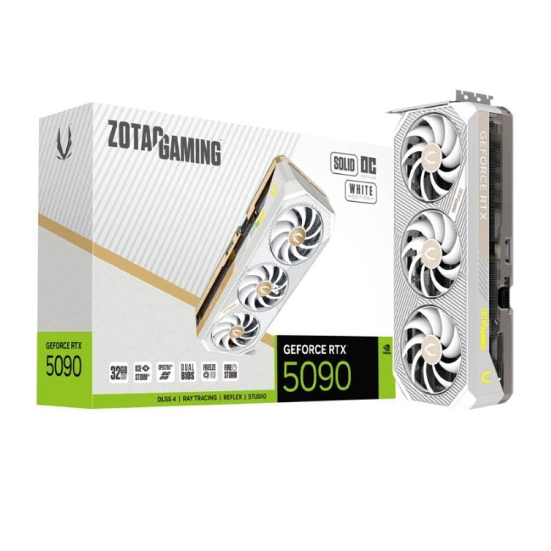 Tarjeta De Video Zotac Gaming Geforce Rtx 5090 Solid Oc 32gb Zotac