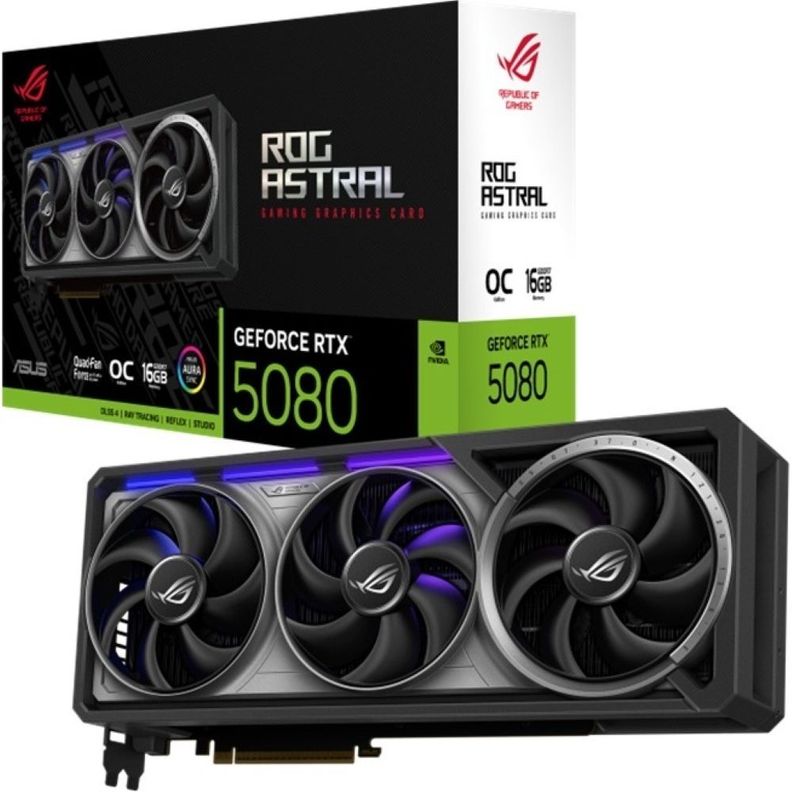 Tarjeta De Video - Asus Rog-astral-rtx5080-o16g-gaming 16 Gb