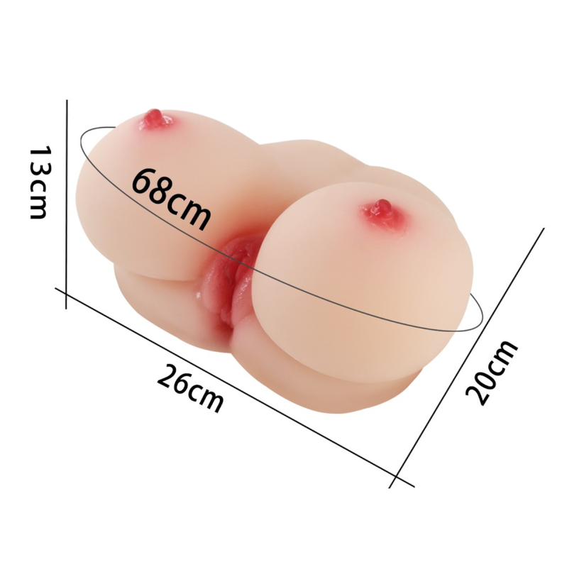  Muñeca Sexual de Silicona con Senos Realistas, Vagina y Ano -3