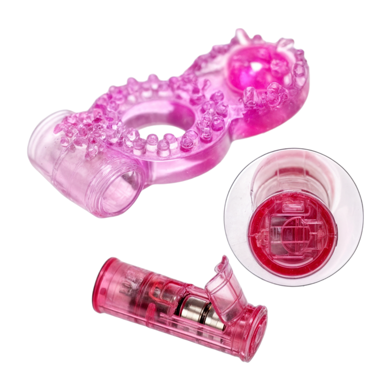 Anillo Vibrador Premium Placentero doble -3