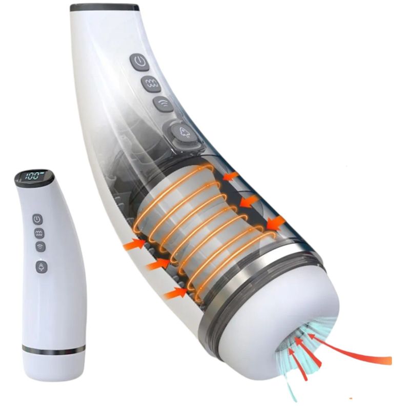 Masturbador Masculino Inteligente Con Succionador-7