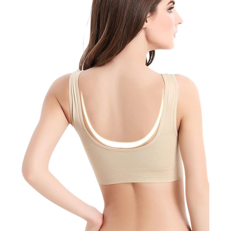 Sujetador Deportivo Con Almohadilla Para Mujer-2