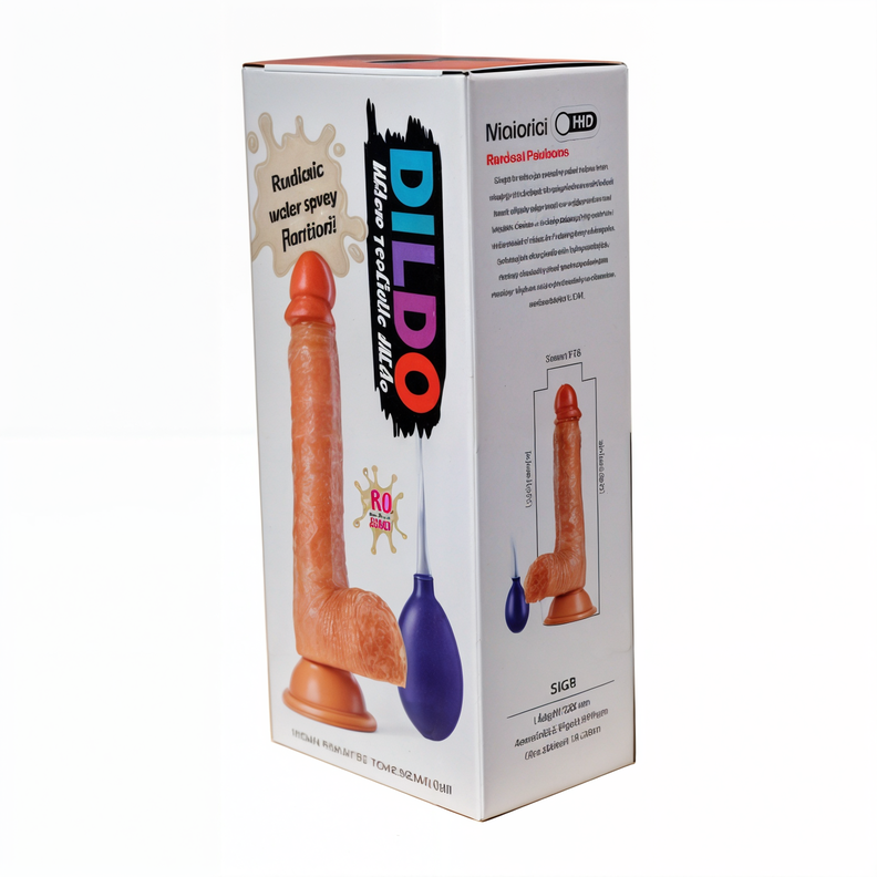 Dildo Ultra Realista Con Función De Pulverización De Agua-6