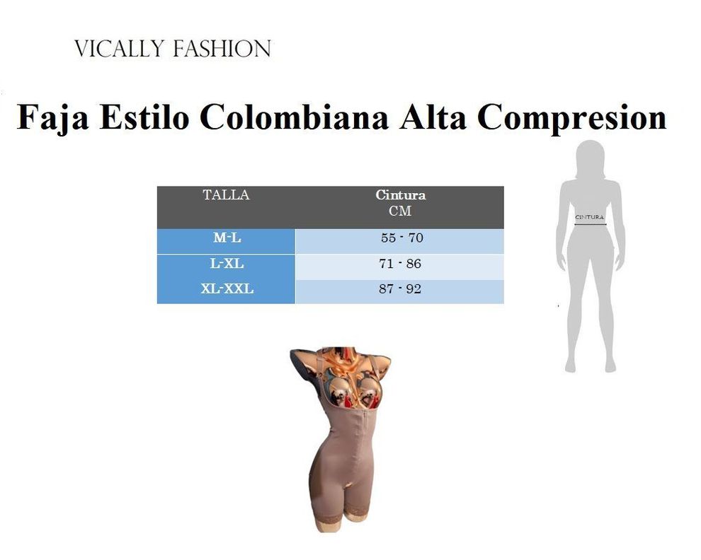 Faja Estilo Colombiana De Alta Compresión Con Enca-3