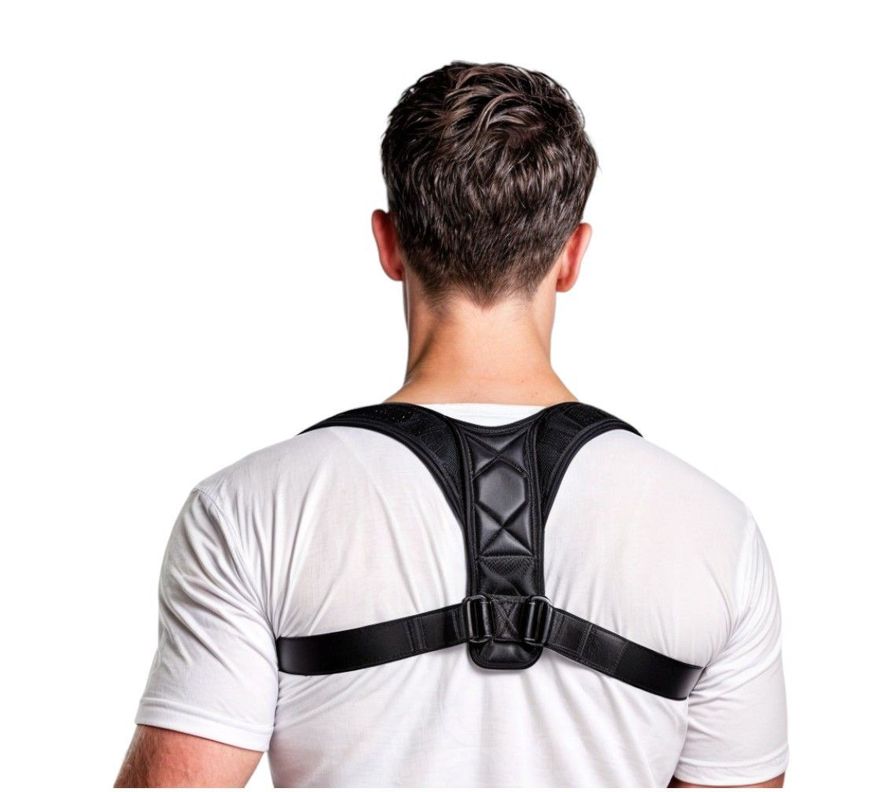 Corrector De Postura De Espalda Acolchada Unisex -0