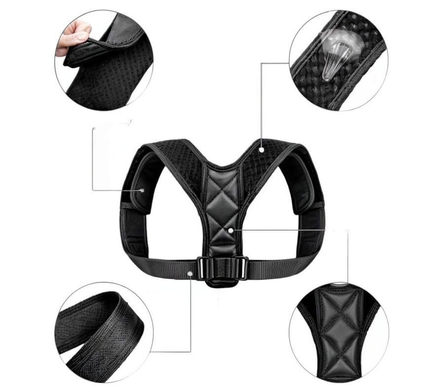 Corrector De Postura De Espalda Acolchada Unisex -5