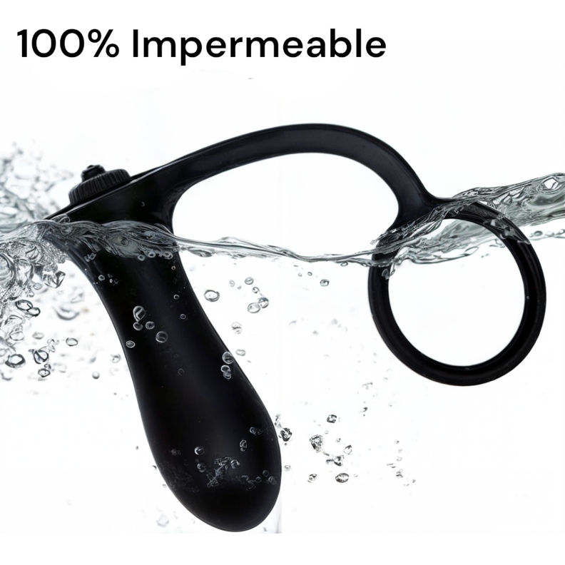 Anillo Vibrador con Tapon Anal-4
