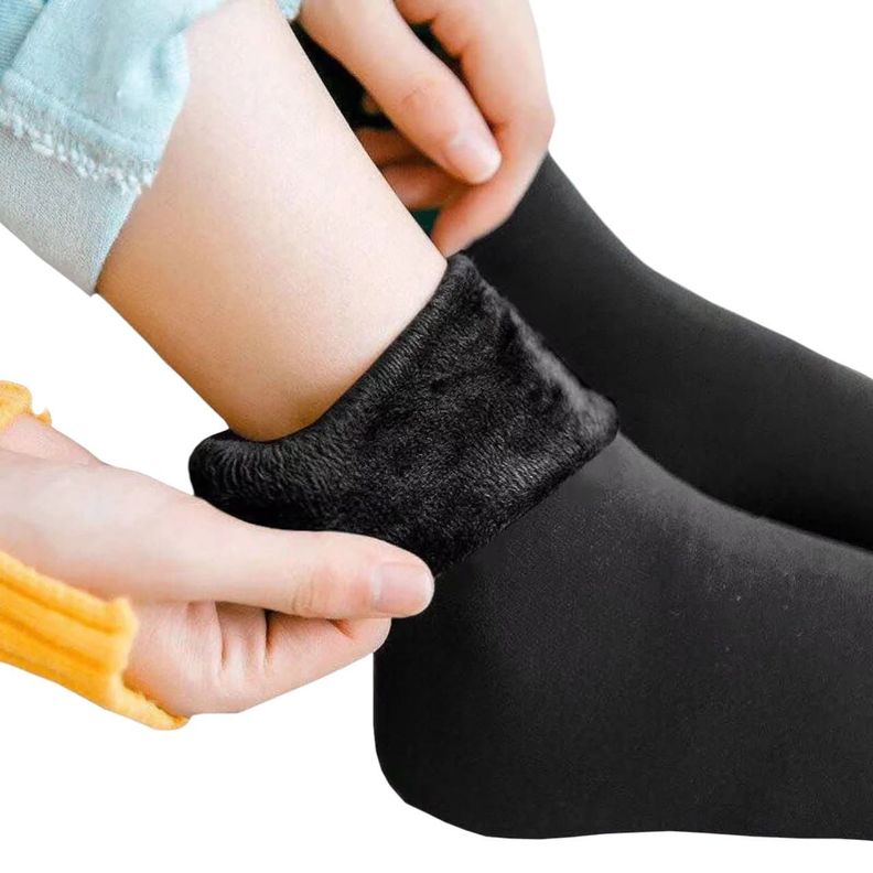 12 Pares Calcetines De Polar Cortos Termicos-0