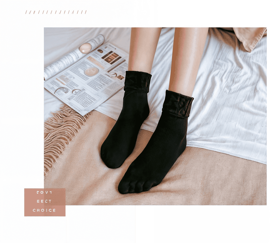 12 Pares Calcetines De Polar Cortos Termicos-1
