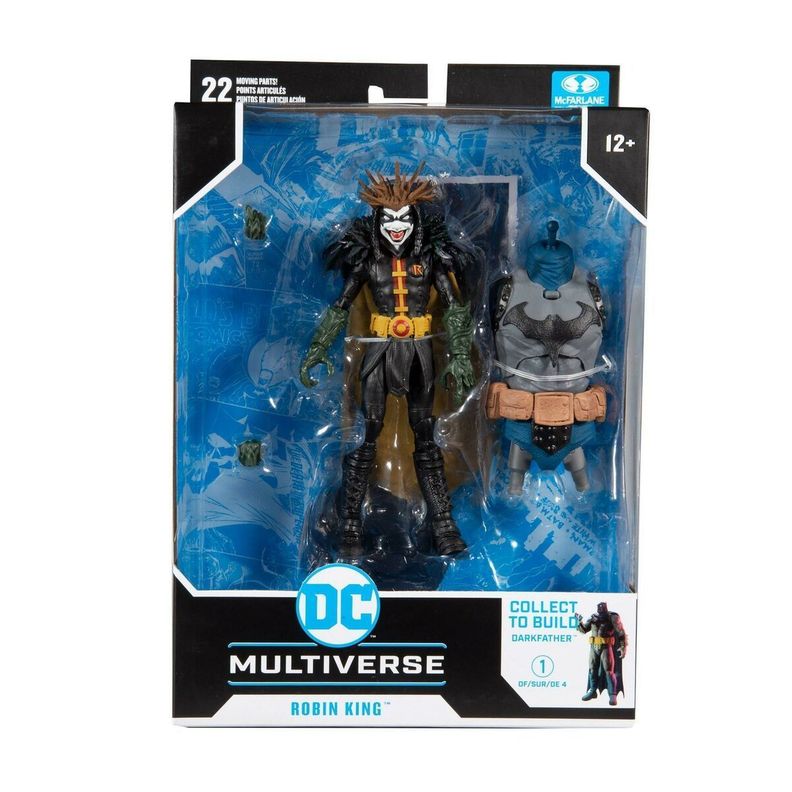 Figura Robin King Dark Metal Dc Multiverse Negro
