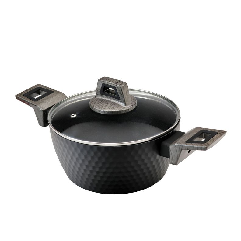 Olla de Aluminio 24 cm Black Ice-1