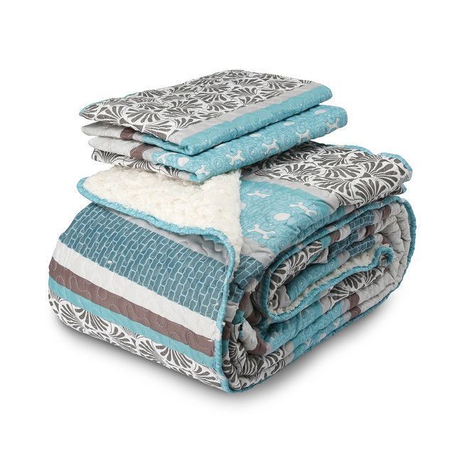 Quilt Sherpa Lineal 2 Pl -0