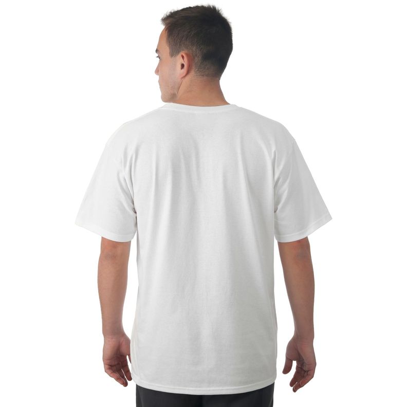 Polera Manga Corta Blanca Estampado Delantero-2