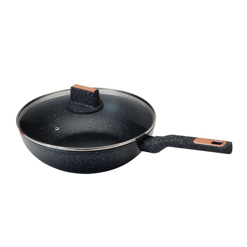 Wok Aluminio Forjado 28 cm Brittany Negro