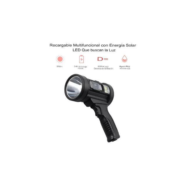 Linterna Led Potente Recargable Camping Lampara Solares-3