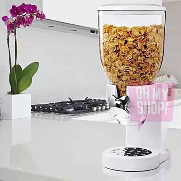 Dispensador De Cereal Simple De Mesa Alimentos Secos-3